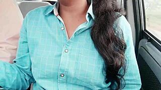 teen girl moans in uncle's car sex with telugu dirty talk