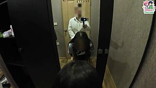 Thai Schoolgirl NinewThai Fucks Doggystyle Bent Over Creampie in Mirror Before School Cosplay