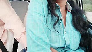 teen girl moans in uncle's car sex with telugu dirty talk