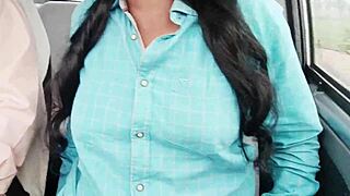 teen girl moans in uncle's car sex with telugu dirty talk