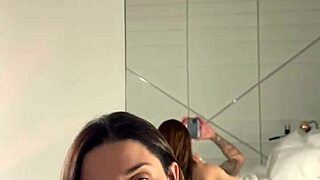 luiza marcato gives MORNING blowjob HANDJOB to muscular stud