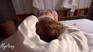 god her curly hair and tight pussy made me creampie her morning bliss