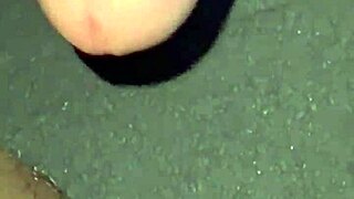 damn i creampied that ebony pussy after licking her deep in the car