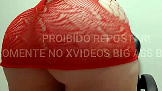 wanna see her sensual dance in red drag dress shaking that fat ass?