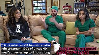 mara luv's backstage second opinion in latex gloves fetish