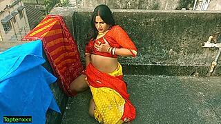 Bengali Milf Bhabhi Rides Innocent 18+ Boy's Big Cock Outdoor Orgasm Finale