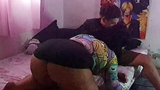 Fucking This Slut HARD On Bed With Huge Ass And Tattoos!