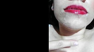 Cum Swallow Compilation: Fetish Licks and Romantic Gulps