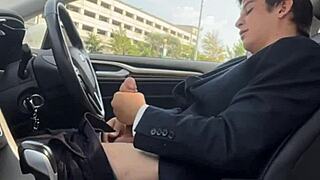 ever stroked a monster cock this big while cruising the car?