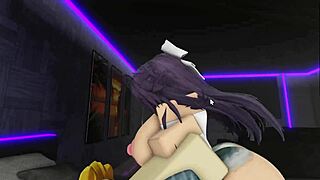 that roblox slut with monster cock begs for big ass cum pounding in wild bitch sex