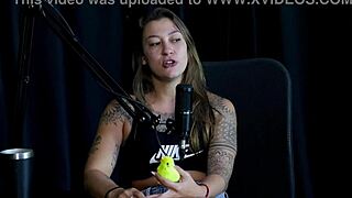 Watch safada damiana's wild interview full of group humiliation lingerie toys and vovô moai