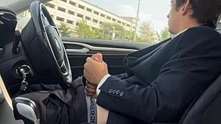 ever stroked a monster cock this big while cruising the car?