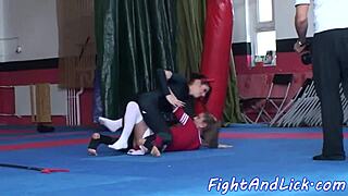 lesbian babes in costumes devour each other's asses with hungry rimjobs