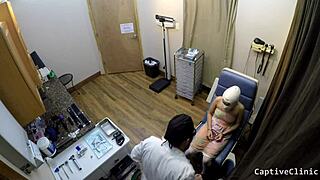backstage lilith rose blindfolded in latex gets slapped n spread wide