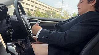 ever stroked a monster cock this big while cruising the car?
