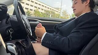 ever stroked a monster cock this big while cruising the car?