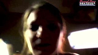 petite brunette peyton deepthroats big cock before doggystyle pussy pounding