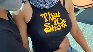 whoa this hot malaysian babe's tight shaved pussy rides neighbor's big cock 😍🍆