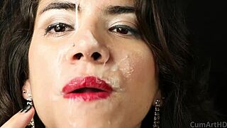 Cum Swallow Compilation: Fetish Licks and Romantic Gulps
