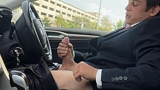 ever stroked a monster cock this big while cruising the car?