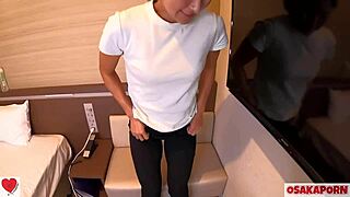 Sexy Muscular Japanese Aki Rips Clothes for Intense Pov Pounding