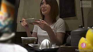 We taste Maki and Emi asses after izakaya meetup cowgirl blowjobs orgasms