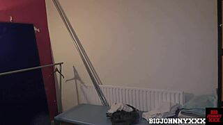 Famous Petite British MILF Slut Rides Boyfriend's Cock in Steamy Sauna