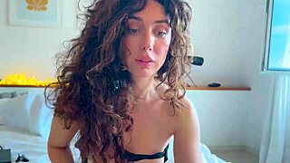 Vixenp flaunts thick thighs perfect ass in sheer stockings takes deep every hole sexy moans wet body bounces hard against headboard