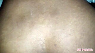 Brutal BIG COCK doggystyle on big ass ebony girlfriend slow motion cumshot interracial