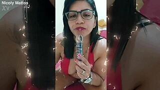 professor sends recovery student video shoving toy deep in her ass