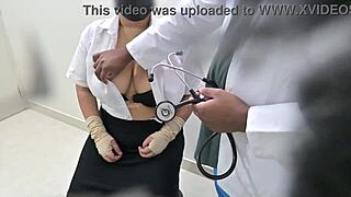 Doctor Fucks Patient Hard in Hospital Clinic Exam Room
