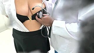 Doctor Fucks Patient Hard in Hospital Clinic Exam Room