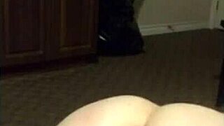 Little Red's Wet Flexible Pussy Fingers To Shaved Cum Peek