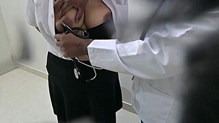 Doctor Fucks Patient Hard in Hospital Clinic Exam Room