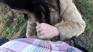 Risky Outdoor Sex Thrills with Cumshots, Deepthroats and Curvy Housewives in Compilation 3 Preview