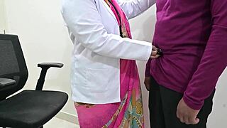 Doctor Ria sneaks into patient's room for secret cock fun