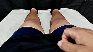 i caught my wife using a toy cuz my cock's too small but she sucks it good