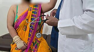 Doctor Grabs Telugu Aunty's Juicy Boobs Checkup!