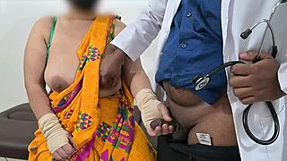 Doctor Grabs Telugu Aunty's Juicy Boobs Checkup!
