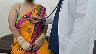 Doctor Grabs Telugu Aunty's Juicy Boobs Checkup!