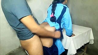 Innocent Desi Schoolgirl Loses Virginity To Teacher In Quick Hardcore Session