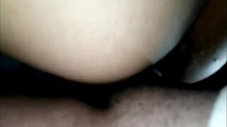 Brunette slut pegs boyfriend's ass with huge dildo gropes tits fucks her g-spot creampie