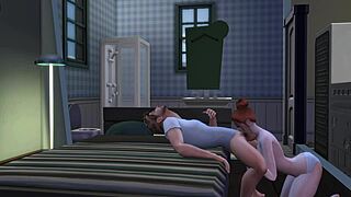Stepdaughter sneaks dirty fun with stepdad in secretive family hookup