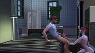 Stepdaughter sneaks dirty fun with stepdad in secretive family hookup