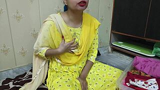 father-in-law builds secret sex bond with stepdaughter on the ranch in hindi moans