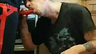 Pegging boyfriend's ass to mouth in kitchen public cornfield and bathroom part 12!