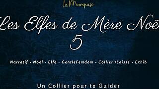 french femdom elves dirty talk leash control noel mere