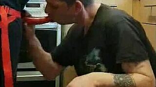 Pegging boyfriend's ass to mouth in kitchen public cornfield and bathroom part 12!