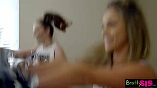 Two Hot Spanish Teens Uniform Passion Ignites Family Taboo!