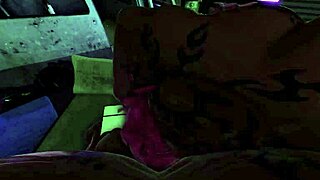 Jane Doe dances in night club deepthroats big black cock rough interracial creampie